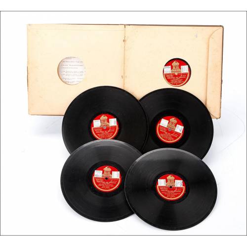 Album with 5 Gramophone Discs