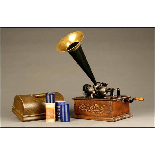 Beautiful Edison Standard Phonograph. Ca. 1900