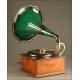 Pathé horn gramophone, France, 1915, Day and Night Model.