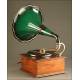 Pathé horn gramophone, France, 1915, Day and Night Model.