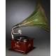 Rare and Attractive 1910 Parlophone Gramophone for Left Handers. Working