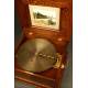 Huge Polyphon Music Box with 156 tines, 78 double notes, with 20 discs.