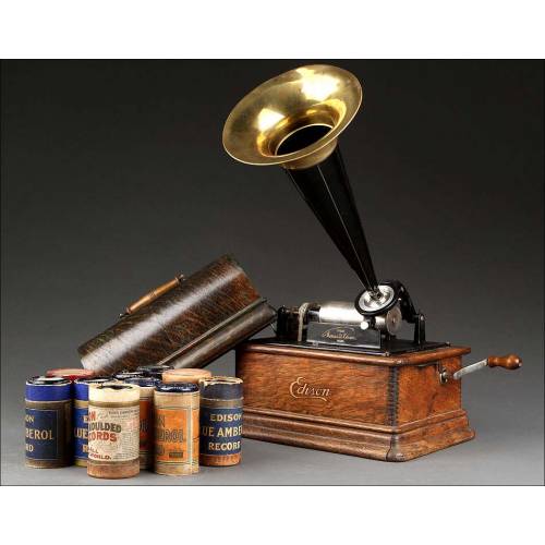 Original Edison Phonograph, ca. 1900
