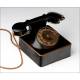Rara Cigarrera Musical con Forma de Teléfono, Fabricada en Alemania en los Años 40. Funcionando