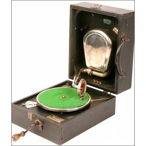 Decca portable gramophone. 1926