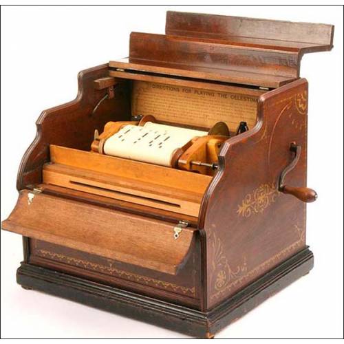 Organillo portátil Celestina. Nueva York. 1880