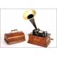 Phonograph Edison 1905 . PERFECTLY OPERATING!