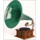 Parlophon horn gramophone, deluxe model. 1910