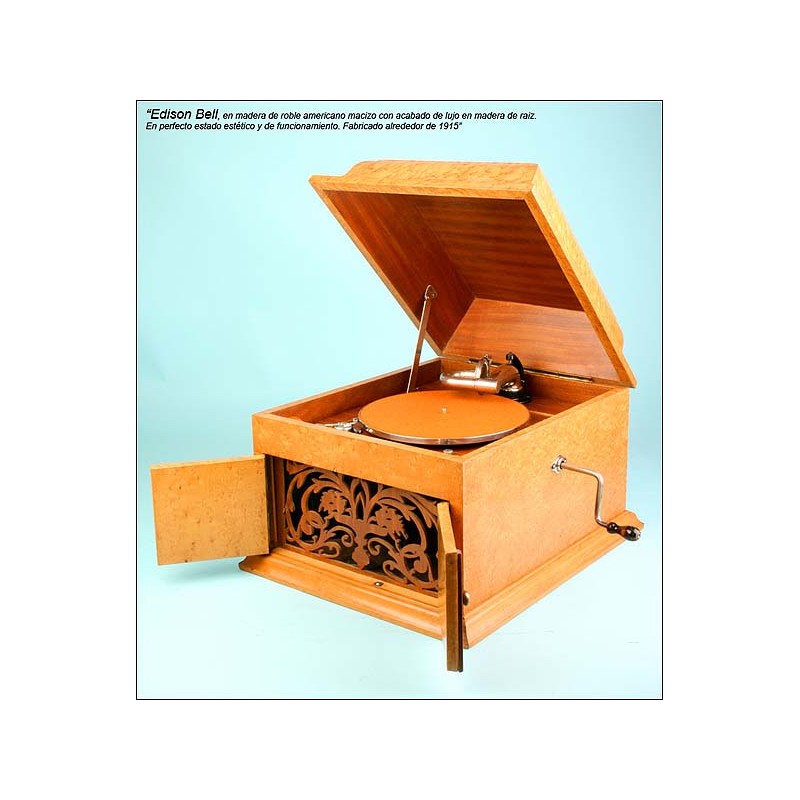Edison Bell gramophone deluxe edition, C.1915.