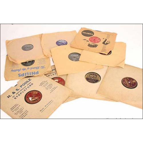 Lot of 10 gramophone records