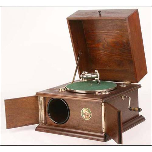 Gramófono de sobremesa Parlophone. 1930