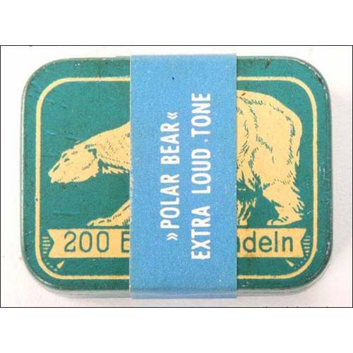 Box of 200 needles for gramophone Polar Bear. Ultra high tone. Sealed