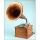 Great Gilbert gramophone. Copper horn. 1920