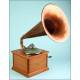 Great Gilbert gramophone. Copper horn. 1920