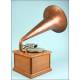 Great Gilbert gramophone. Copper horn. 1920