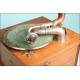 Great Gilbert gramophone. Copper horn. 1920