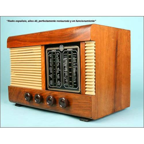 Spanish Radio, Years 40-50.