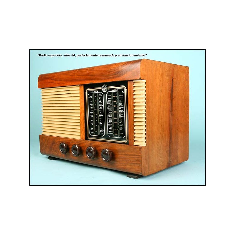 Spanish Radio, Years 40-50.