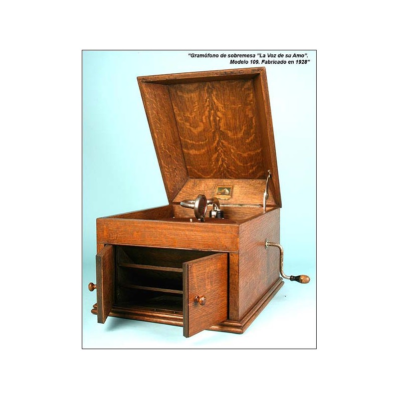 Mantel Gramophone His Master's Voice. Mod. 109. 1928