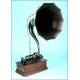 Fonógrafo Edison Home modelo C , con trompeta cygnet