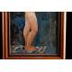 Desnudo Impresionista Original de Vladimir Bourov. Escuela Rusa, Siglo XX. Gran Belleza