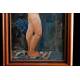 Desnudo Impresionista Original de Vladimir Bourov. Escuela Rusa, Siglo XX. Gran Belleza
