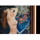 Original Impressionist Nude by Vladimir Bourov. Russian School, XX Century. Great Beauty