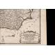 Detailed Map of Southern Spain by P. Starckman. France, 1705