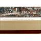 Beautiful Antique Engraving with Scene of the Battle of Ratisbon. France, 1820.