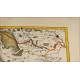 Attractive Antique Map by Cartographer Nicolas Sanson. France, 1693. Perfect Condition