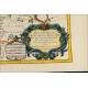 Attractive Antique Map by Cartographer Nicolas Sanson. France, 1693. Perfect Condition