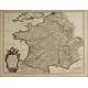 Beautiful Map, Original 1665, of France. Nicolas Sanson. Very Well Preserved