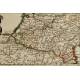 Beautiful Map, Original 1665, of France. Nicolas Sanson. Very Well Preserved