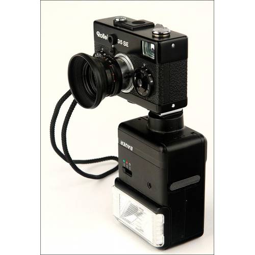 Fantastic Rollei 35 SE Photographic Camera in Original Case. Germany, 70s-80s