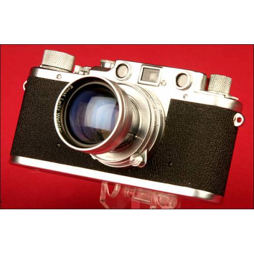 Genuina Cámara Marca Leica Modelo II C. Alemania, 1948-1951