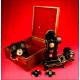 Pathe Baby projector. France, 1920's. With guard case, Transformer and Motor.
