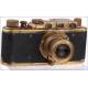 Antique Russian Copy of Leica II Camera. In Good Condition and Working