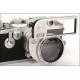 Magnificent Leitz Wetzlar Leica III f red dial. 1956