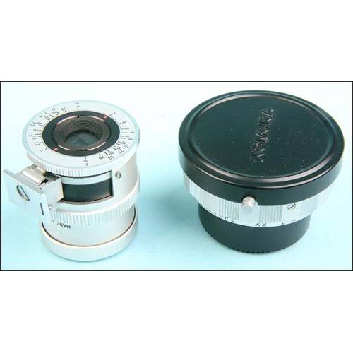 Viewfinder and extension tube Komura for Leica.