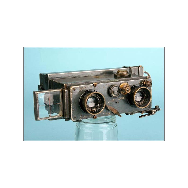 Stereoscopic Camera, by Jules Richard, model Verascope 7B, from 1913.