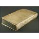 Antiguo Libro de Farmacia Publicado en Génova en 1703. Decorado con Gran Profusión de Grabados