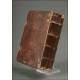 Very antique German book published in 1689. Bound in leather and in good condition.