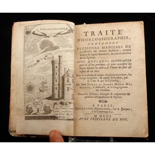 Antique Treatise on the Construction of Sundials. France, 1701