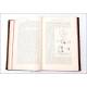 Lot of 8 Antique Books on Microscopy. Germany, XIX Century