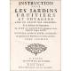 Jardinería, 1739. Francia. Instruction pour les jardins fruitiers et potagers. Dos Tomos