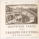 Jardinería, 1739. Francia. Instruction pour les jardins fruitiers et potagers. Dos Tomos