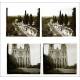 60 Antique Stereoscopic Plates. Landscapes and Monuments. France, 1920. Format 60 x 130