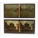Collection of 12 Antique Full Color Autochromes. France, 1910-1936