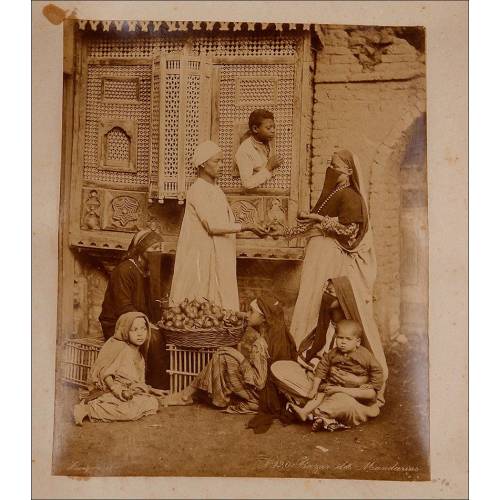 Set of 18 Albumen Photographs in Original Album. Egypt, 1899