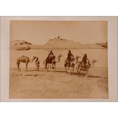 8 Fotografías a la Albúmina de los hermanos Zangaki. Egipto, Circa 1880